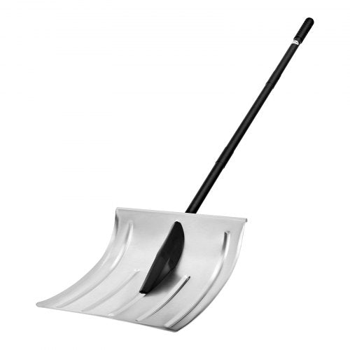 Snow Shovel for Driveway, 40cm Wide Aluminum Alloy Snow Shovel, Non Slip Grip, Large Capacity Snowplow Shovels, Detachable & Lightweight Snows Removal Tool for Garden Car Camping Outdoors
