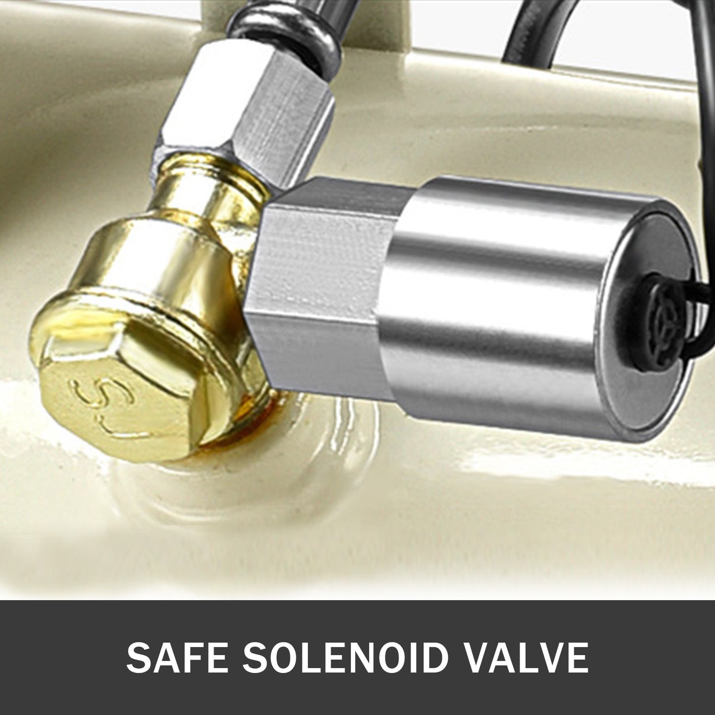 Vertical Air Compressor 6.6 Gallon Ultra Quiet Oil-Free Air Compressor 30L Tank Silent Air Compressor 850W Oil Free Compressor Low Noise