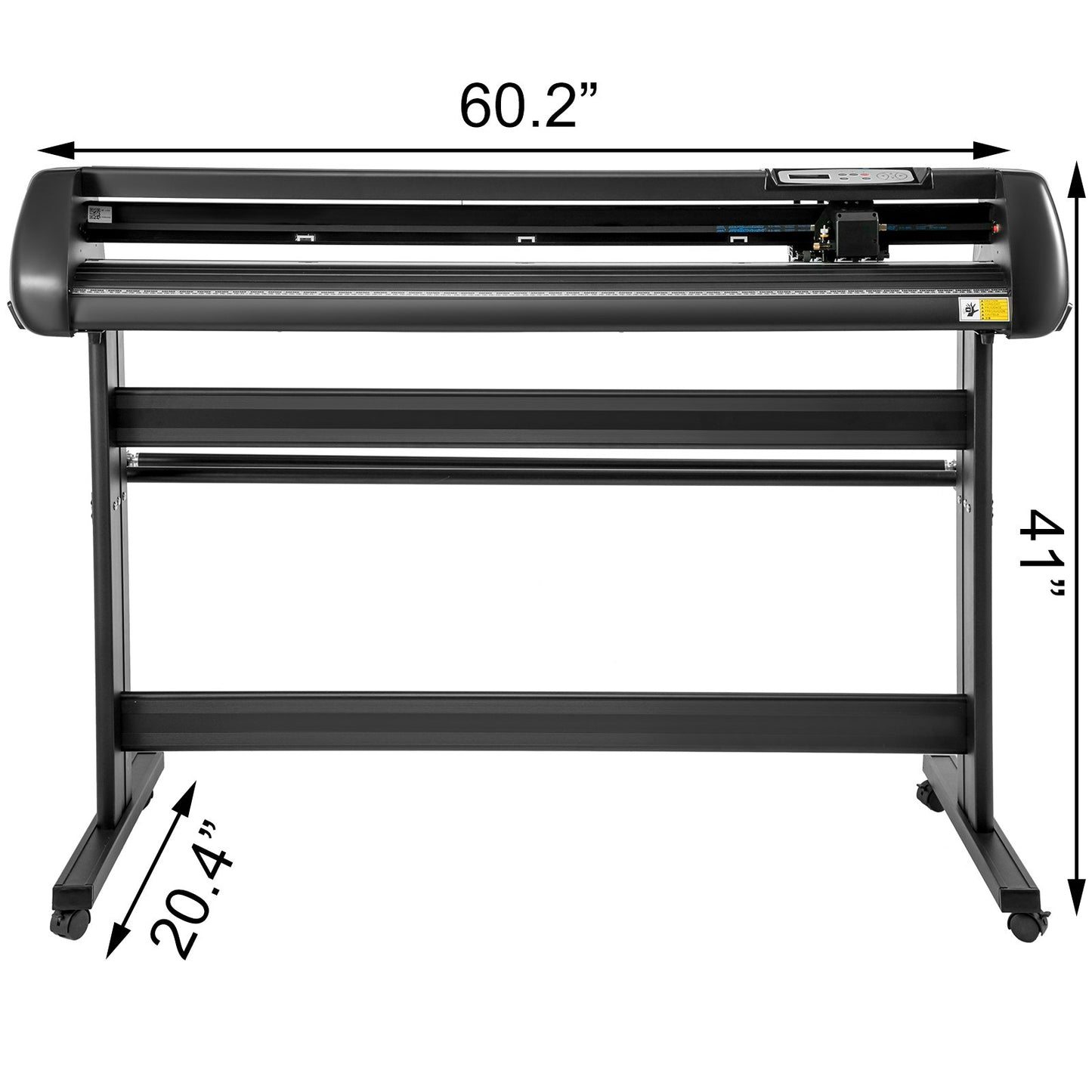 53" Vinyl Cutter Machine Basic Vinyl Plotter Cutter with Stand Plotter Adjustable Force Speed Sign Making