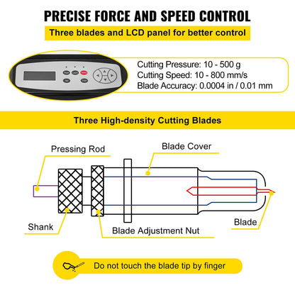 28inch Vinyl Cutter Machine Basic Vinyl Plotter Cutter with Stand Plotter Adjustable Force Speed Sign Making