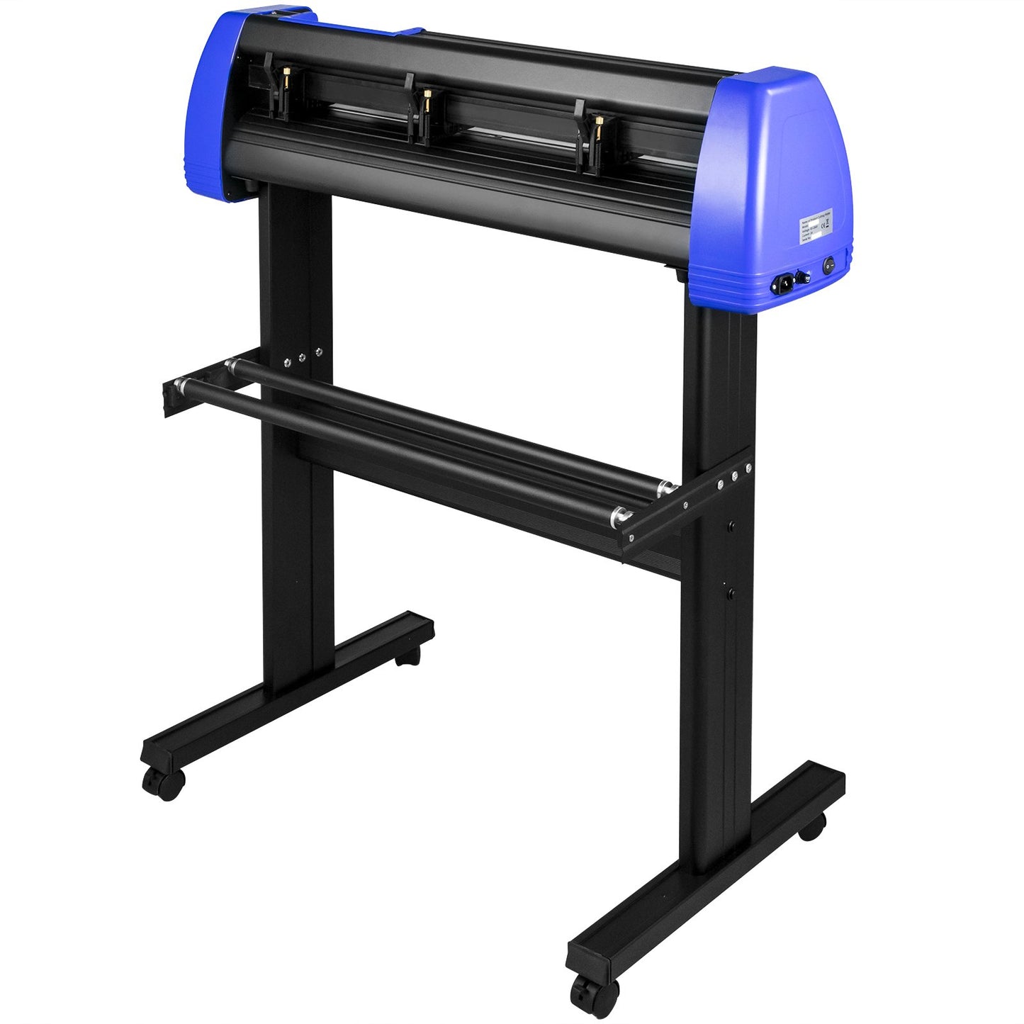 Vinyl Cutter 870mm Vinyl Cutter Machine Maximum Paper Feed 34inch Vinyl Plotter Cutter Machine with Sturdy Floor Stand Adjustable Force and Speed for Sign Making Vinyl Plotter