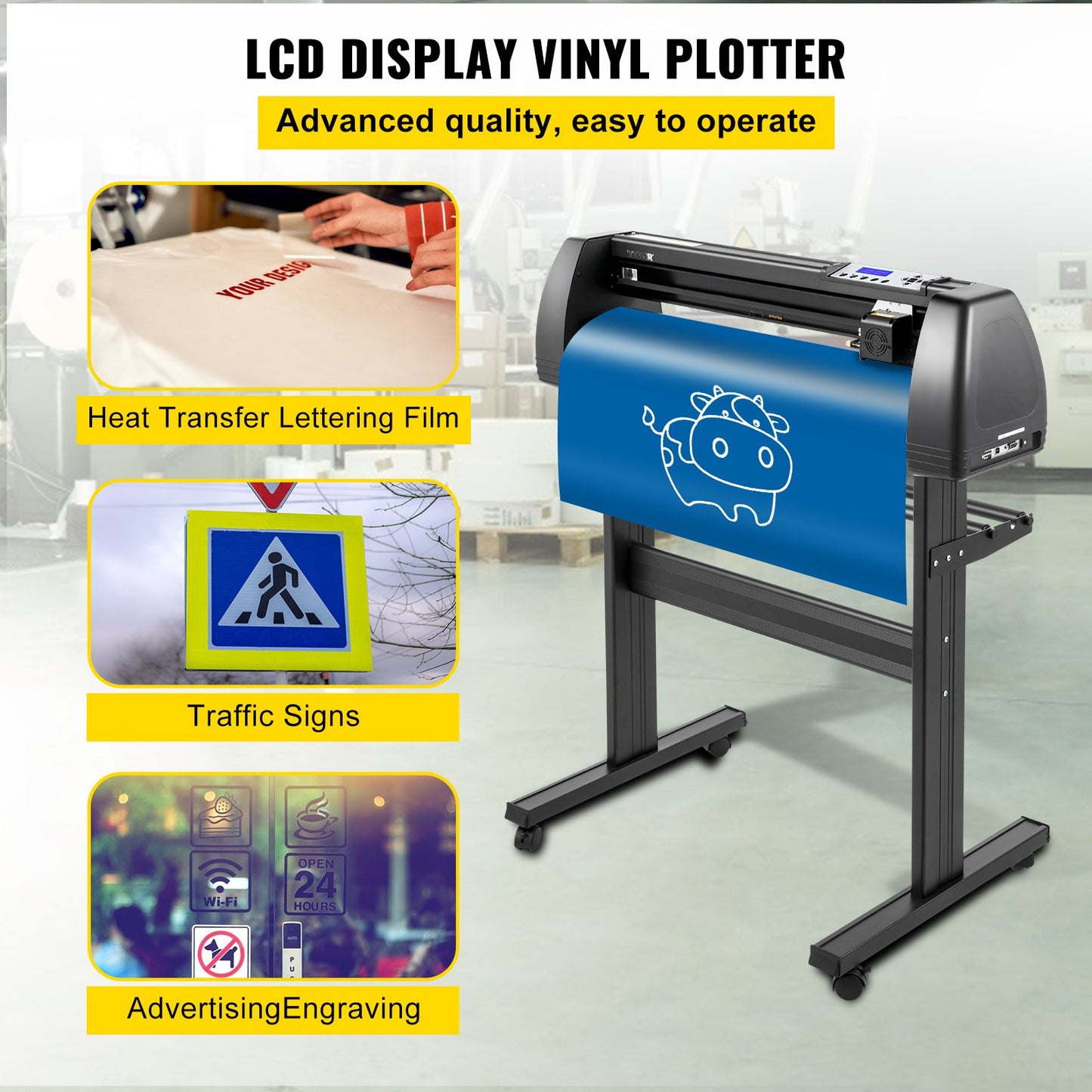 870 mm Vinyl Cutter Machine Vinyl Plotter SignCut Software for Windows