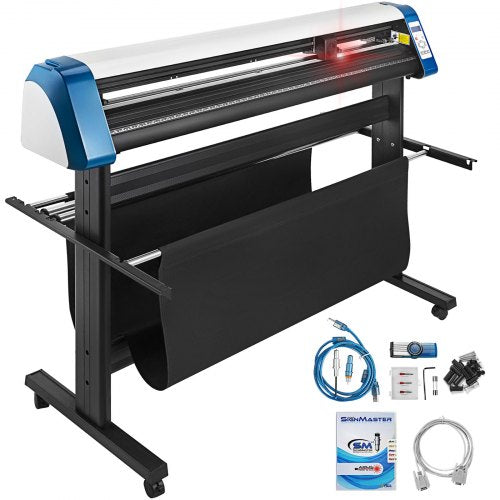 53-Inch Semi-Automatic Contour Vinyl Cutter Plotter Manual Positioning