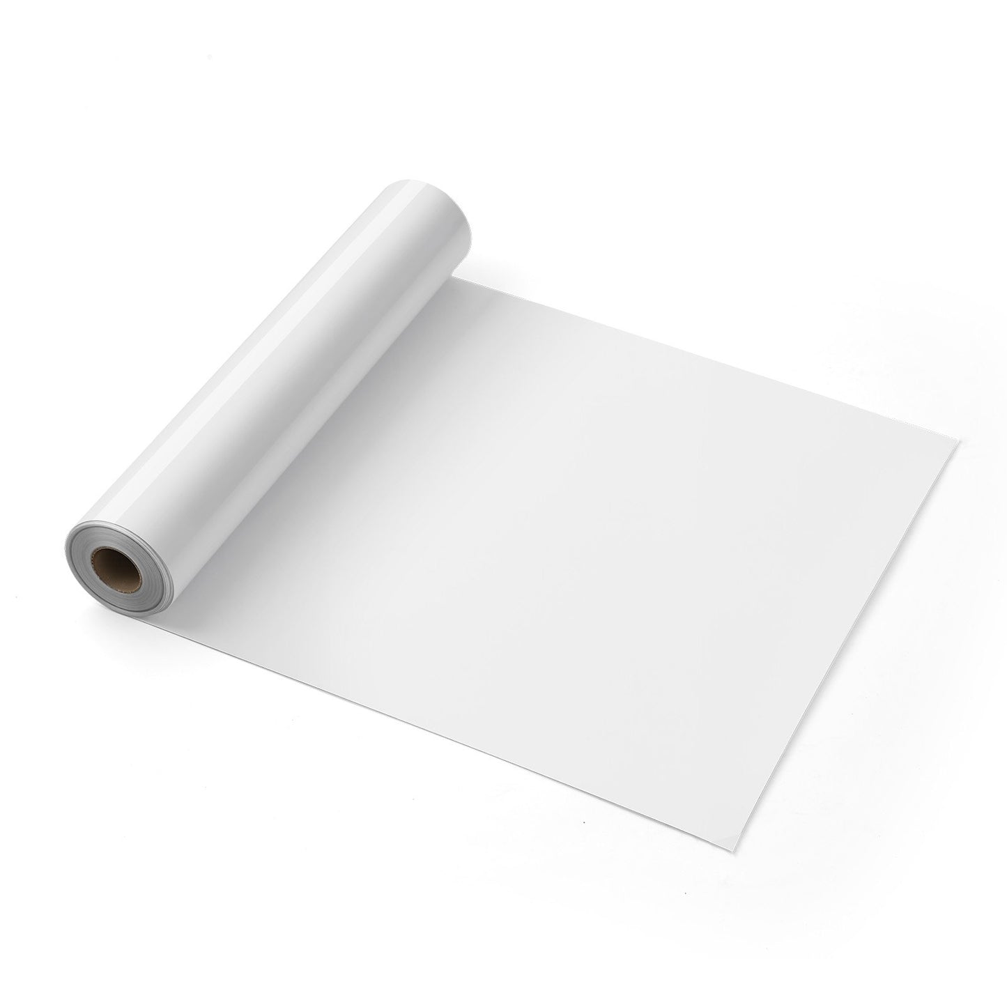 Heat Transfer Vinyl, 304.8 x 7260mm, Glossy White HTV Iron on Vinyl Roll, Easy to Cut and Weed, Strong Adhesion, Compatible with Cutting Machines, for Various Materials, T-shirts, Pillows, Hats