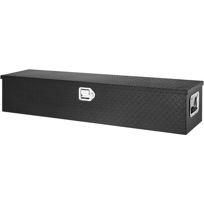 121,9 x 38,1 x 38,1 cm Robuste Werkzeugkiste aus Aluminium mit Trittstufen für die Ladefläche eines Pick-ups