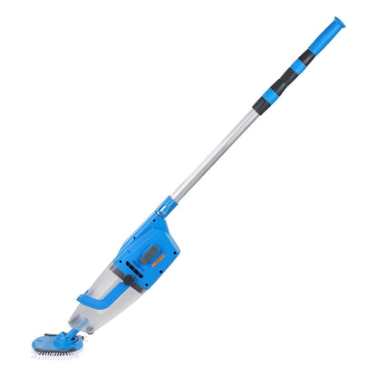 Pool Vacuum, 26 GPM Handheld Cordless Hot Tub Vacuum with Extension Pole, for Deep Cleaning & Strong Suction, Rechargeable Pool Cleaner, Running up to 1Hour, for Above Ground/Inground Pool Spas