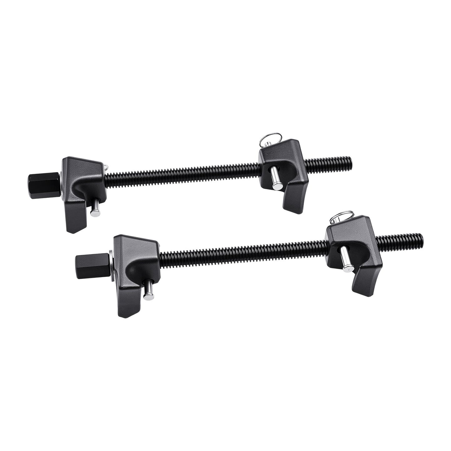 Strut Spring Compressor, 2 Pack, Heavy Duty Coil Spring Compressor Tool with 10.4 Inches(256 mm) Range, Compatible with 0.86 inches(22 mm) Hex Sockets, Fit for Car Truck Motorcycle, Black