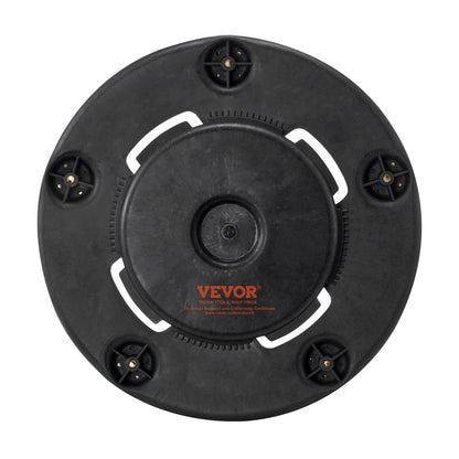 Trash Can Dolly, Fit 20, 32, 44, 55 Gallon Containers, Round Trash Can Roller Base with 4 Lockable Wheels, 500lbs Weight Capacity, Heavy Duty Barrel Dolly, Multi-Functional Rolling Dolly Cart