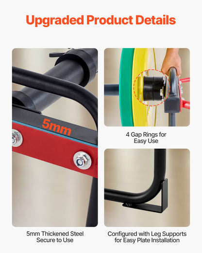 Trap Bar Hex Bar, 50mm Hex Barbell, 240 kg Capacity Shrug Bars, Weightlifting and Strength Training Equipment, Home Gym for Squats, Deadlifts, Shoulder Presses, Red