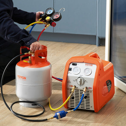 Refrigerant Recovery Reclaim 13.6 kg Cylinder Tank 400 PSI Liquid Rated Y Valve