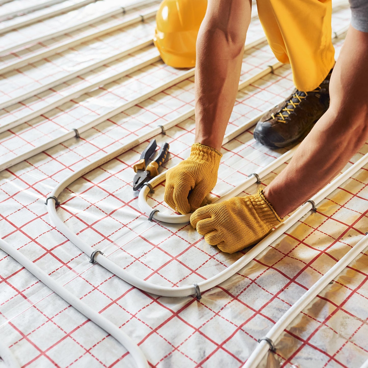 PEX-AL-PEX-Rohr, 100 m, 16 mm Durchmesser, Aluminium-Kunststoff-Verbundrohr, Sauerstoffsperre, PEX-Rohr für Fußbodenheizung, 2 mm Wandstärke, PEX-Rohr mit innerer Aluminiumschicht für Fußbodenheizung