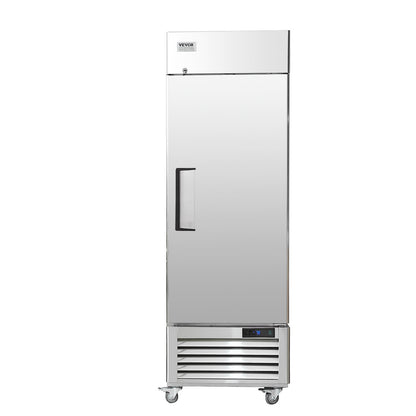 Kommerziell frittiert 20,12 Cu.ft, gefriergetrocknet und frisch frittiert, automatischer Frostschutz aus gefriergetrocknetem Stahl mit 3 Stunden, -13 bis 5℉ Temperaturkontrolle und 4 Stunden