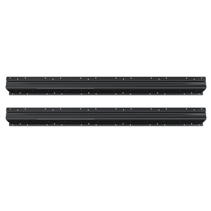 Undermount Drawer Slides, 40 inch, Full Extension Ball Bearing Under Stair Cabinet Rails, 260 LB Load Capacity Heavy Duty Bottom Stair Cabinet Glides Track Runners,for DIY Replacement, Black