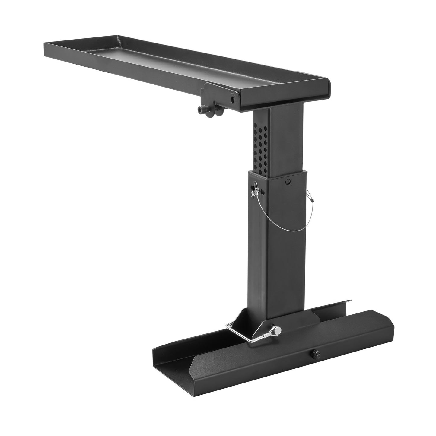 Ladder Levler, 29.8 L x 11.4-18 in H Support Surface, Steel Ladder Leveling Tool, Folding Pitch Hopper, Stair Ladder Stabilizer Easy to Use,Extension Ladder Accessories for Uneven Ground