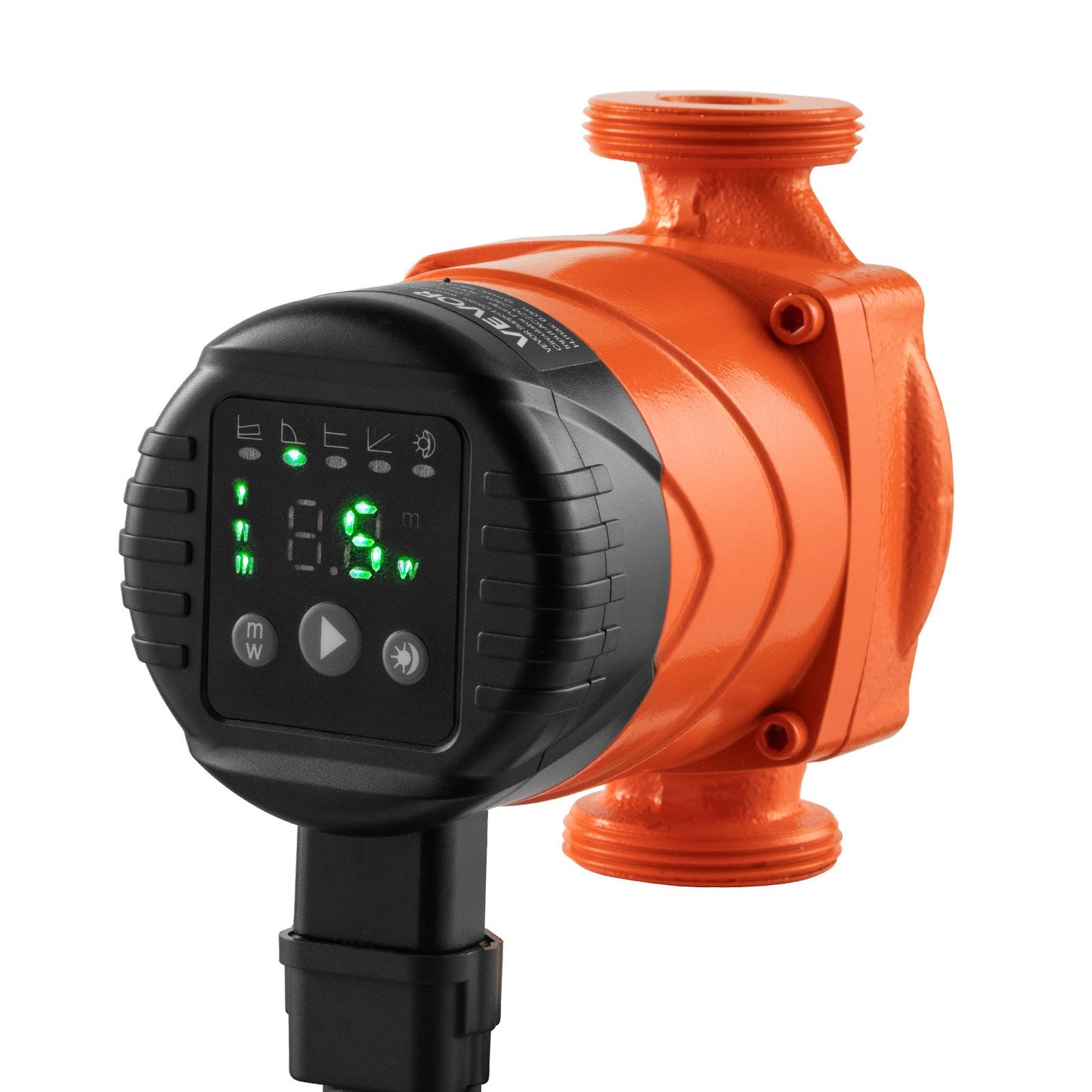 LPS25-4BP/130 High Efficiency Circulator Pump, 42 LPM, 4 m Max Lift Cast Iron Hot Water Recirculating Circulation Pump, Threaded Connection, Check Valve, Quiet Operation, for Home Heating System