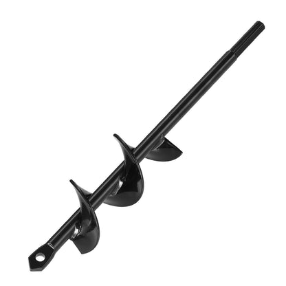 Auger Drill Bit for Planting, 40 x 220 mm Spiral Drill Bit, for 3/8" Hex Drive Drills, Heavy Duty Bulb Planter Tool, Hole Drilling Attachments for Garden Post Hole Digger Fence Digging