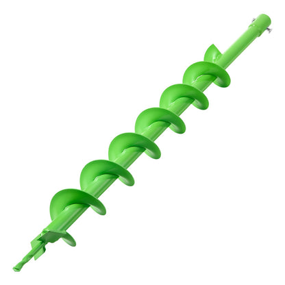 Auger Drill Bit for Planting, 60 x 800 mm Spiral Drill Bit, Compatible with 20mm ID Drive Drills, Heavy Duty Bulb Planter Tool, Post Hole Drilling Attachments for Garden Digger Fence
