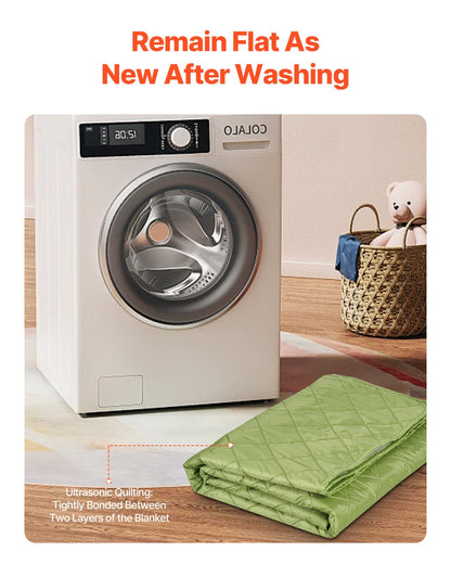 Camping Blanket 2,08 m x 1,4 m(82" x 55") Warm Stadium Blanket 330GSM Outdoor Travel