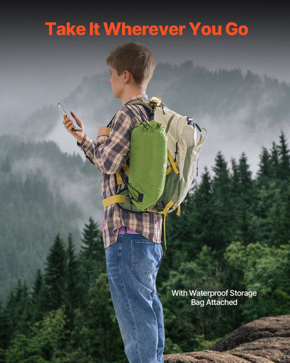 Camping Blanket 2,08 m x 1,4 m(82" x 55") Warm Stadium Blanket 330GSM Outdoor Travel