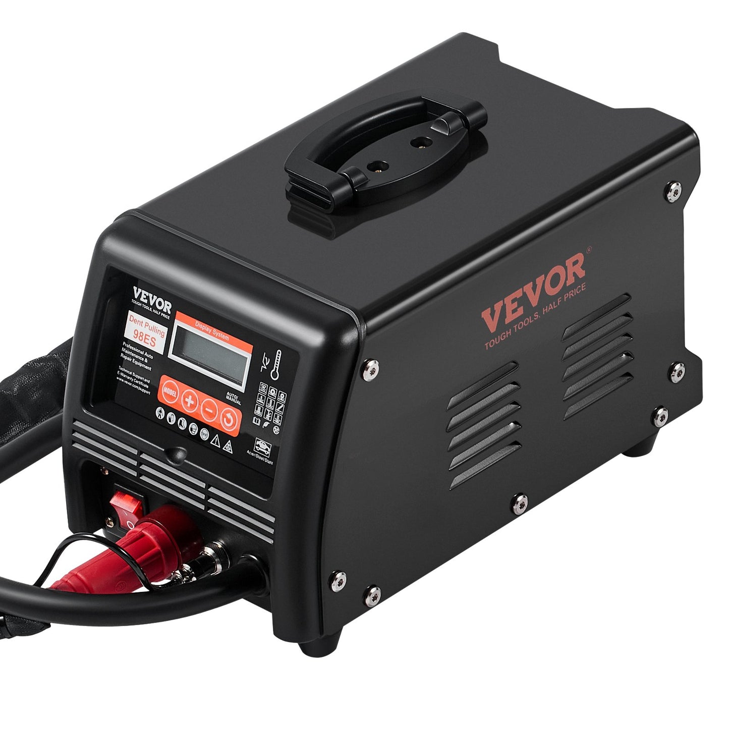 Bolzenschweiß-Ausbeulset, 3-kW-Punktschweißgerät mit automatischer/manueller Schweißfunktion und 9 vielseitigen Modi, Ausbeulmaschine für Pkw und Lkw zur Ausbeulung von Karosserien