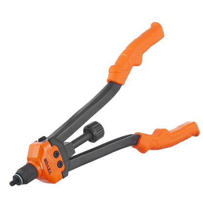 Rivet Nut Tool, 40.6 cm Rivnut Tool Kit with 13PCS Metric and SAE Mandrels, 186PCS Rivet Nuts, M3, M4, 10-24, M5, M6, 1/4-20, 8-32, 5/16-18, M8, 3/8-16, M10, M12, 1/2-13, With Carrying Case