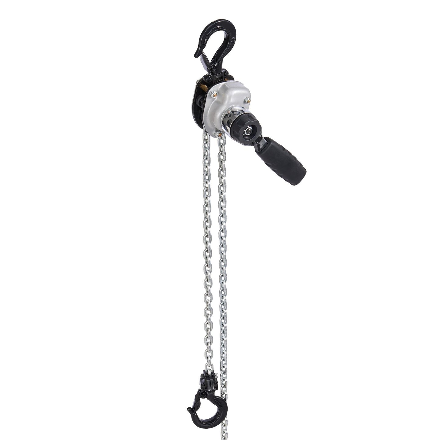 Manual Lever Chain Hoist, 1/2T 500KG Capacity Heavy Duty Come Along, 6M Lift G80 Alloy Steel Chain With Dual Pawl Mechanical Brake, 360° Rotating Hooks, for Warehouse Construction Garage