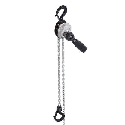 Manual Lever Chain Hoist, 1/2T 500KG Capacity Heavy Duty Come Along, 6M Lift G80 Alloy Steel Chain With Dual Pawl Mechanical Brake, 360° Rotating Hooks, for Warehouse Construction Garage