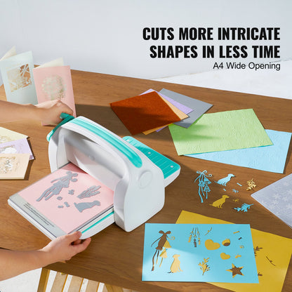 Manual Die Cutting Embossing Machine 22.9 cm Opening For Art Craft Scrapbooking