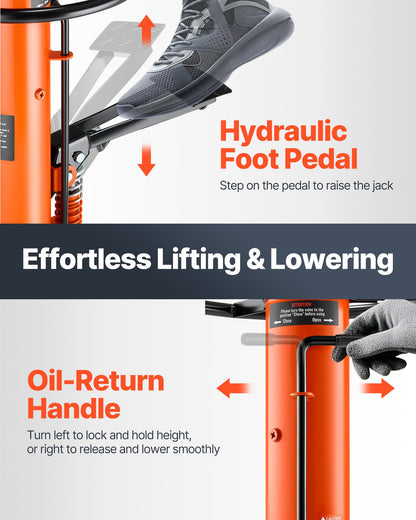 Transmission Jack, 600 kg Hydraulic Telescoping Transmission Jack, 81 -170 cm High Lift Floor Jack Stand with Foot Pedal, 360° Swivel Wheel, Hydraulic Transmission Jack Garage/Shop Lift Hoist