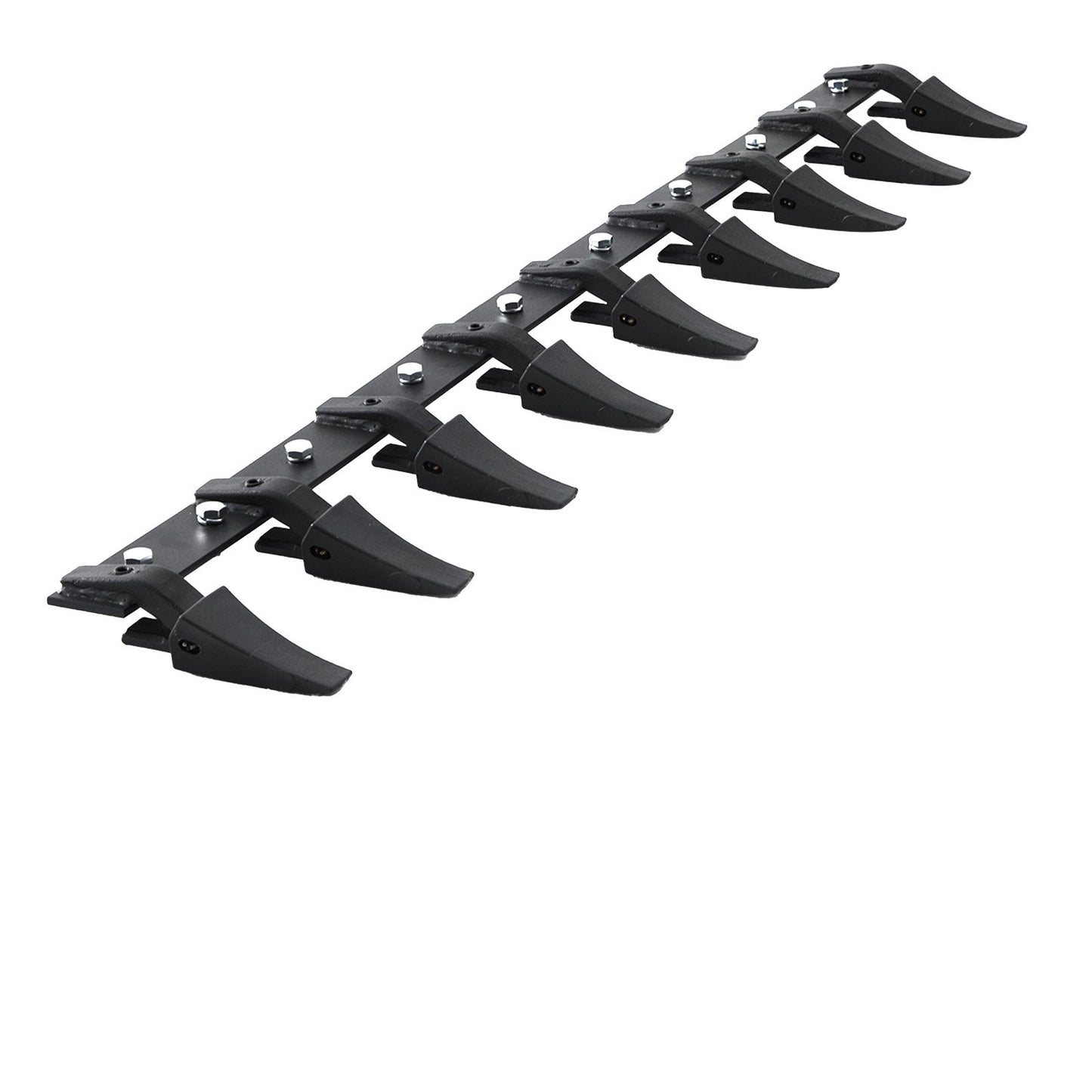 Bucket Tooth Bar, 72'', Heavy Duty Tractor Bucket 9 Teeth Bar for Loader Tractor Skidsteer, 4560 lbs Load-Bearing Capacity Bolt On Design, for Efficient Soil Excavation and Bucket Protection