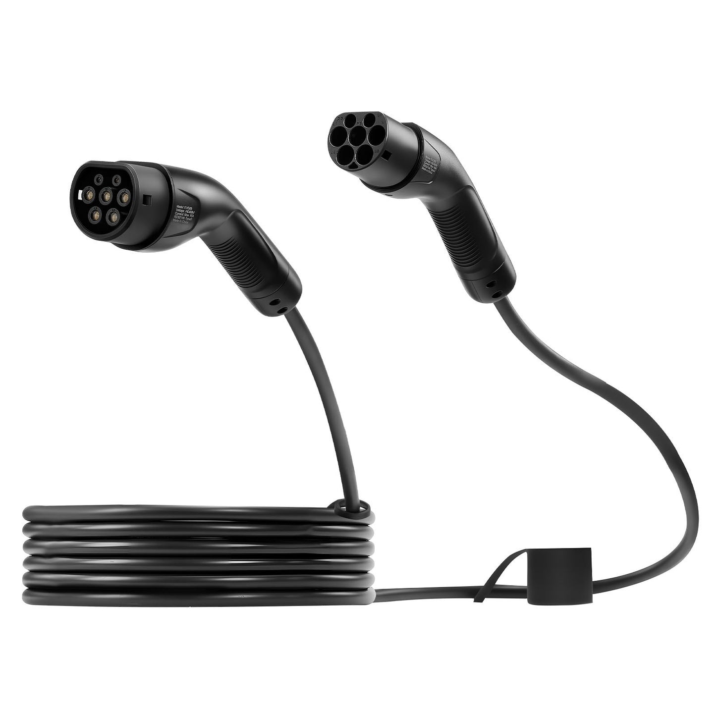 EV Charger Extension Cable, 16Amp 7 m Max 11 kW Extension Cord Compatible with All Type 2 Electric Vehicle Chargers, 3-Phase AC 480V 50Hz IP65 Heavy Duty Car Charging Cable with Carrying Bag