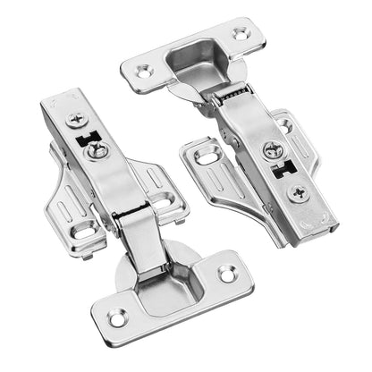 Cabinet Hinges, 40 Packs Full Overlay Kitchen Cabinet Door Hinges, 100 Degree Opening Angel Soft Close Concealed Cupboard Hinges for Framed + Frameless Cabinet Type, with Mounting Screws