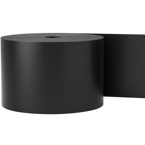 Beeteinfassung, 25,4 cm tief, 45,7 m Gesamtlänge, recyceltes HDPE-Rollbrett, flexible, biegsame Einfassung für Garten, Rasen, Hof, gegen Unkraut, schwarz