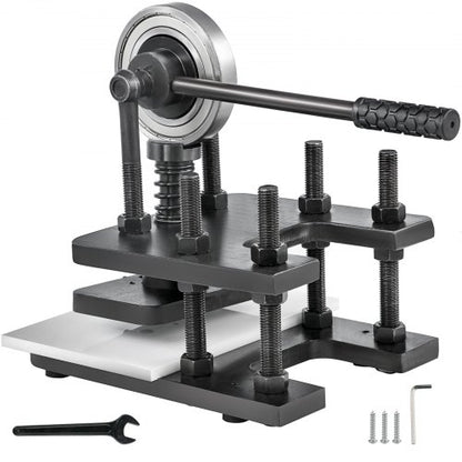 Lederschneidemaschine 180x120mm, manuelle Stanzmaschine, robuste Lederprägemaschine, Handpresse, Form, Stanzform, Lederhandwerks-Schneidemaschine für verschiedene Materialien