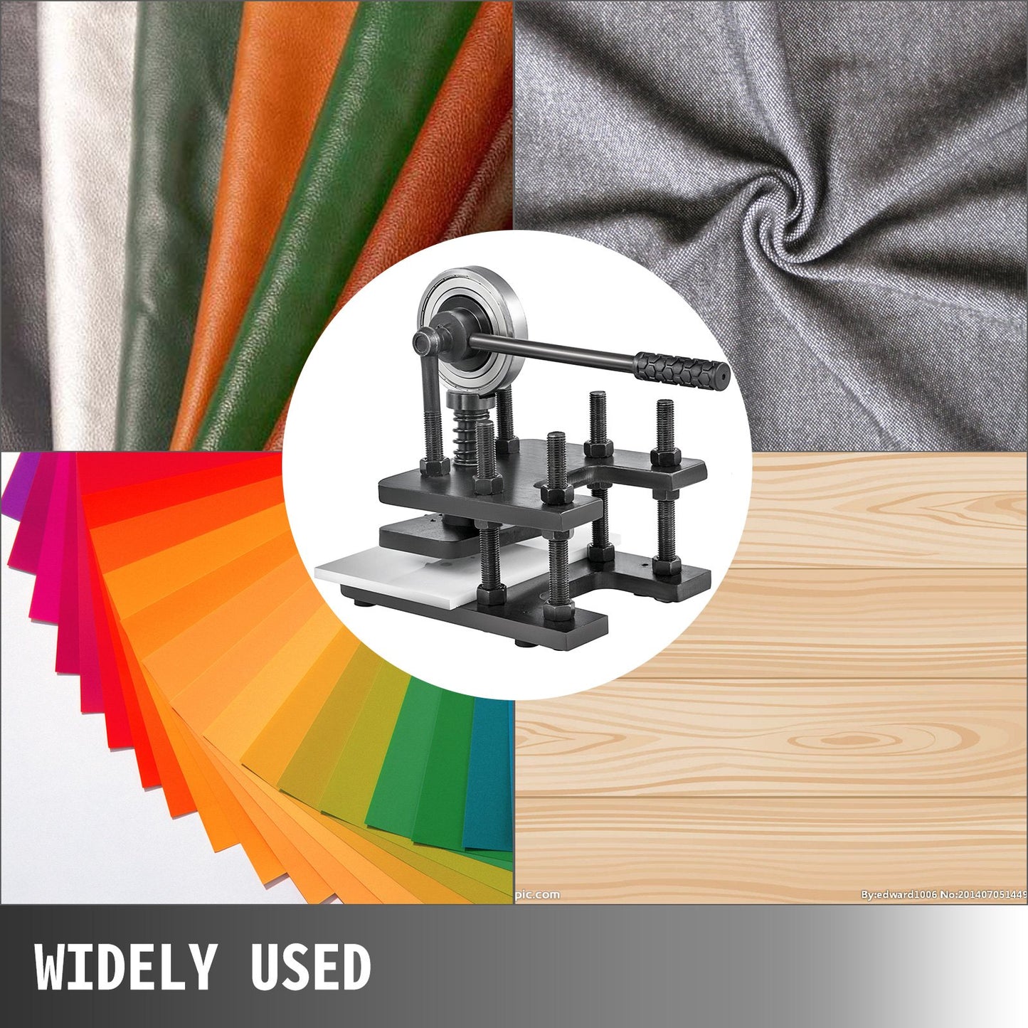 Lederschneidemaschine 180x120mm, manuelle Stanzmaschine, robuste Lederprägemaschine, Handpresse, Form, Stanzform, Lederhandwerks-Schneidemaschine für verschiedene Materialien