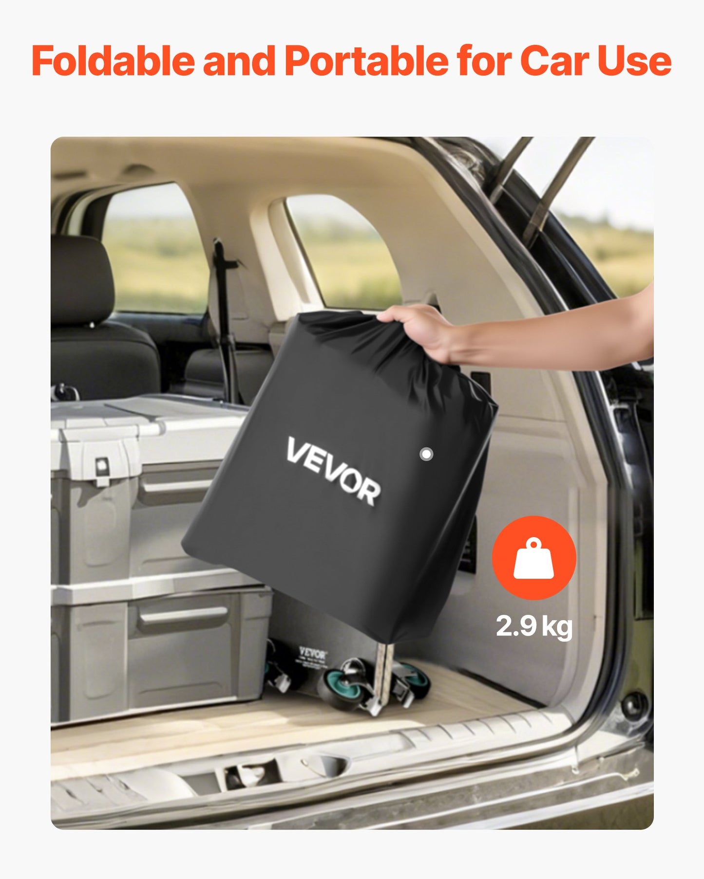 Hitch Cargo Carrier Bag, Waterproof 840D PVC, 46.65 x 20.08 x 19.69 in (12 Cubic Feet), Heavy Duty Cargo Bag for Truck Bed Storage with Reinforced Straps, Suitable for Car SUV Vans Hitch Basket