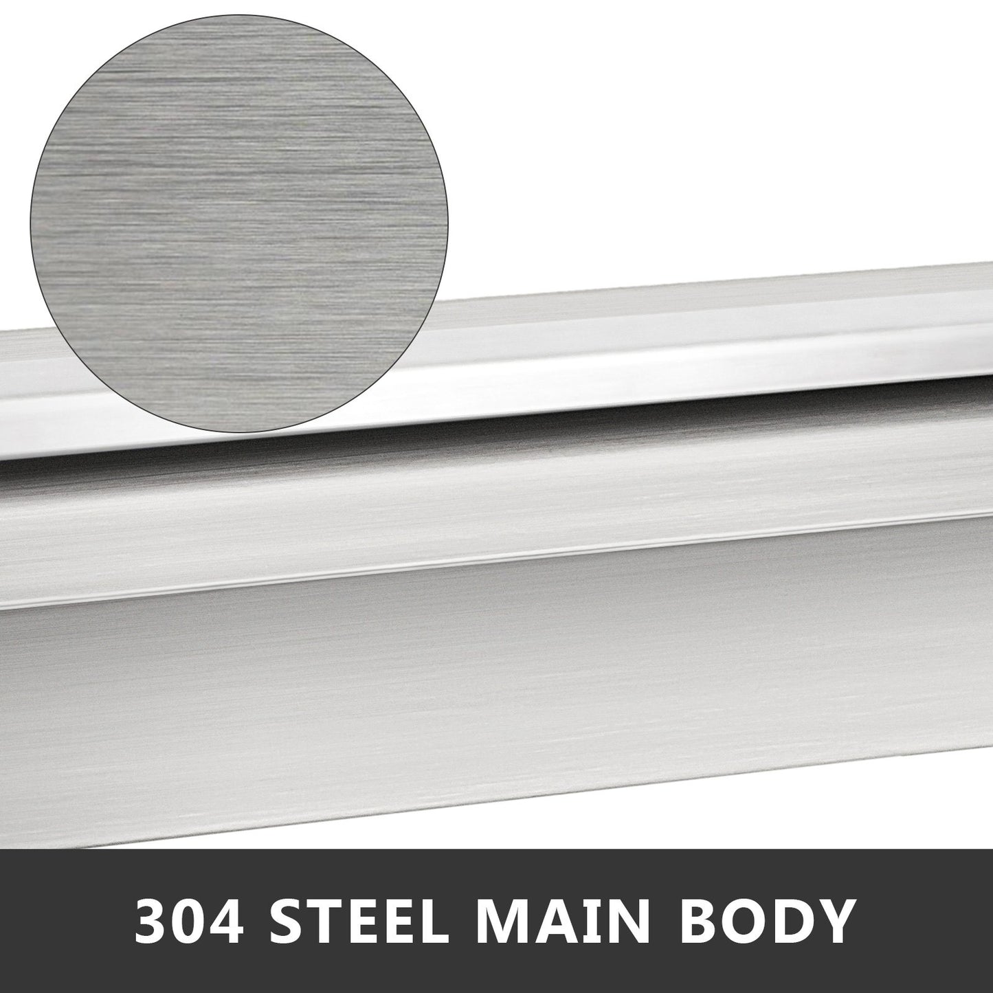 Rechteckiger Poolbrunnen aus Edelstahl (45 x 11,4 x 7,9 cm) mit LED-Lichtleiste und Wasserfallkaskade aus Edelstahl.