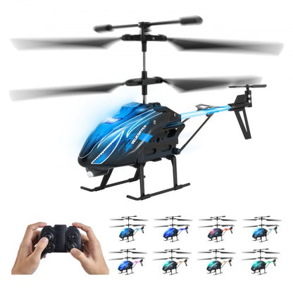 RC Helicopter, 2.4GHz Flying Remote Control Helicopter, 3.5 Channel RC Airplane for Kid, 16 Mins Flight Time, Altitude Hold, One-Key Takeoff/Landing & LED Lights, Toys for Kids Ages 8 and up