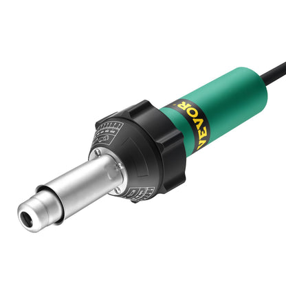 Hot Air Plastic Welder, 1600W Hot Air Torch Pistol, 122-1112℉ PVC TPO Vinyl Heat Gun Welding Torch, Plastic Roofing Welding Kit with 14 Accessories- Toolbox, Nozzle, Roller, Blades for PP/PE/PVC