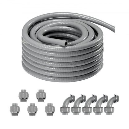 12,7 mm (1/2 Zoll) flexibler, flüssigkeitsdichter PVC-Elektroinstallationsschlauch, 30,5 m, nichtmetallisch