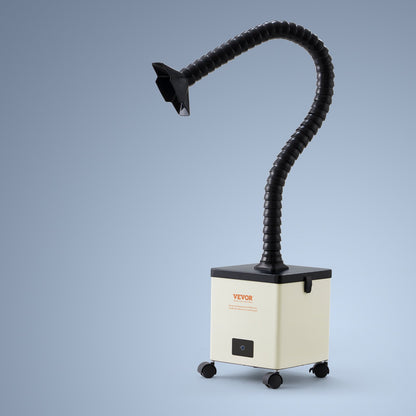 100W Soldering Fume Smoke Extractor 3-Stage Filters 240m³/h Air Flow