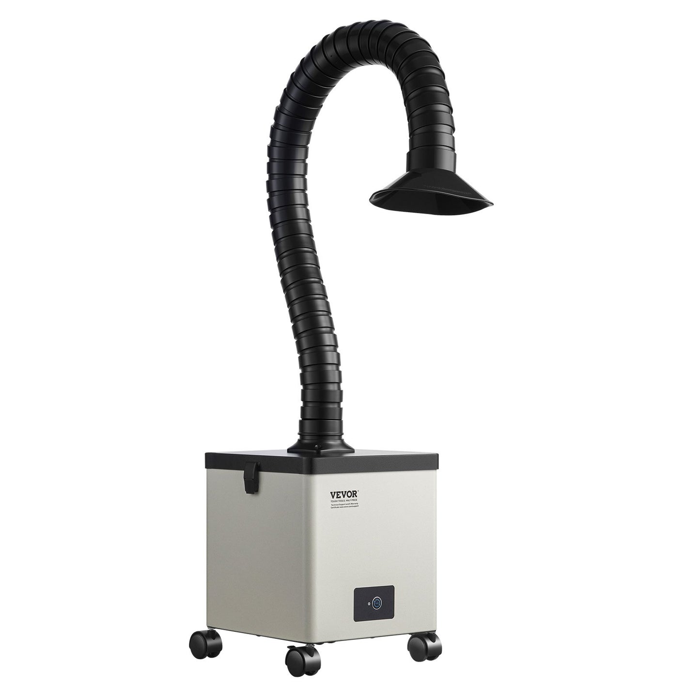 Solder Fume Extractor, 85W Brushless Soldering Smoke Absorber with 3-Stage Filters & 3-Speed Adjustment, 200m³/h Strong Suction Solder Smoke Purifier for Soldering, Engraving, DIY Welding, Salon