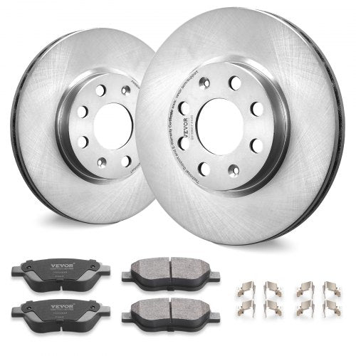 Front Brake Kit for Vauxhall Adam(M13), Corsa D (S07), Corsa D Box/Hatchback (S07), Brake Rotors Ceramic Brake Pads Replacement Kit, 257mm Front Rotors