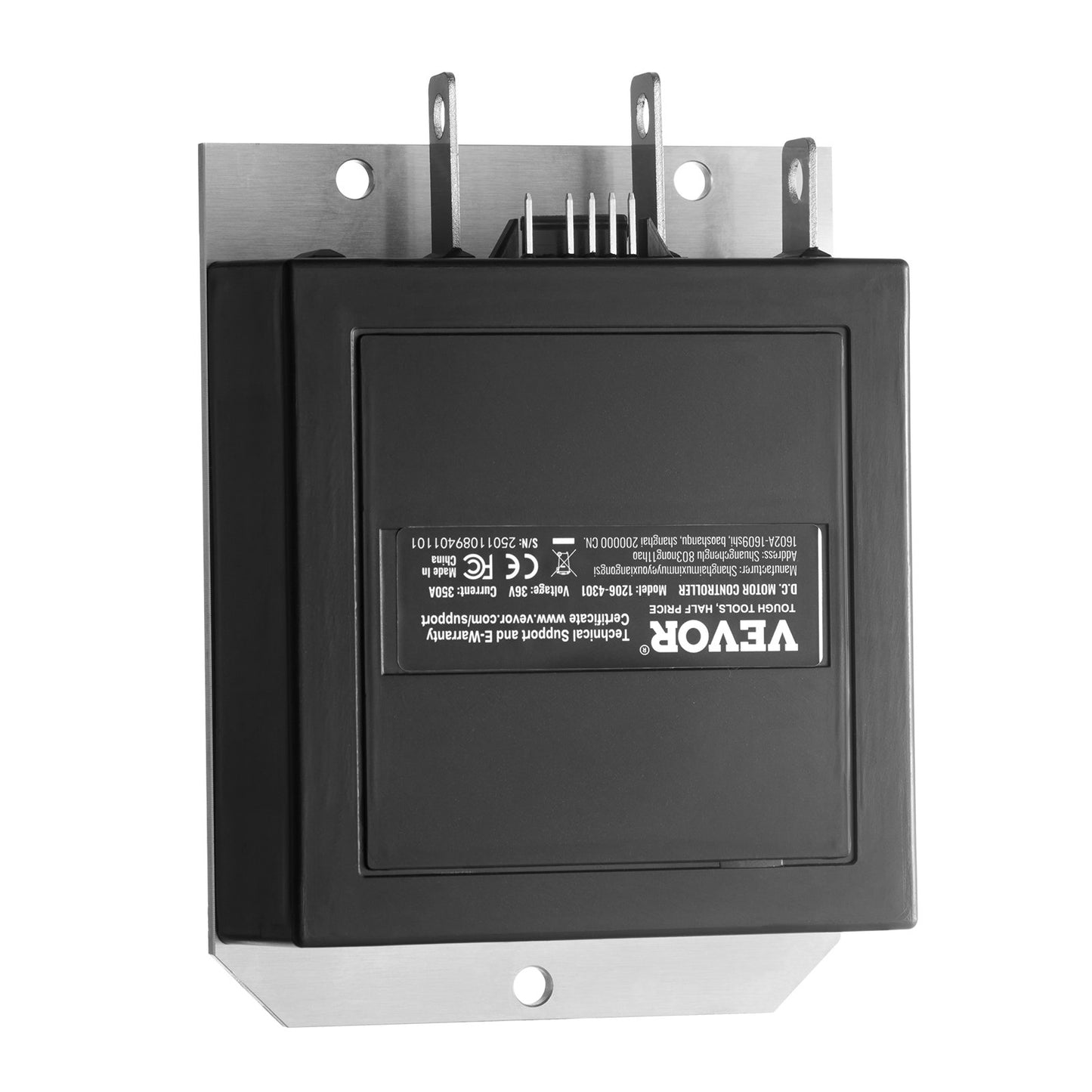 Golf Cart Speed Controller, 36V and 350A, DC Motor Controller Replacement for 1994-2019 EZGO Golf Carts, IP65 Rated Protection, Aluminum Alloy & ABS Housing, Compatible with 1206-4301 Models