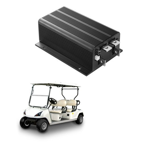 Golf Cart Speed Controller, 36V & 500A, DC Motor Controller Replacement for Club Car Golf Carts, IP65 Rated Protection, Aluminum Alloy & ABS Housing, Compatible with 1205-117/1205M-5603 Models