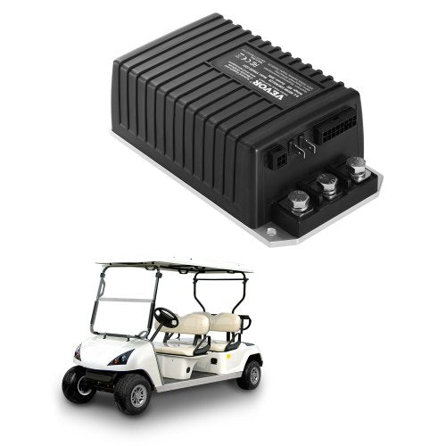 Golf Cart Speed Controller, 48 Volt & 250 Amp, DC Motor Controller Replacement for EZGO TXT Golf Carts, IP65 Rated Protection, Aluminum Alloy & ABS Housing, Compatible with 1206HB-5201 Models