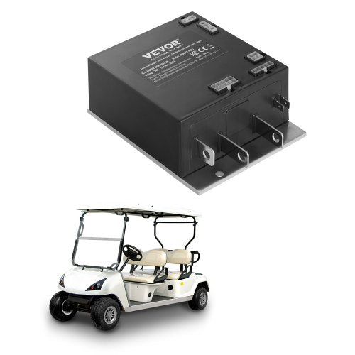 Golf Cart Speed Controller, 36V 350A, DC Motor Controller Replacement for 2000-2009 EZGO TXT Golf Carts, IP65 Rated Protection, Aluminum Alloy & ABS Housing, Compatible with 1206MX-4301 Models