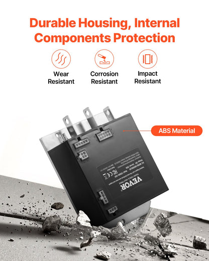 Golf Cart Speed Controller, 36V 350A, DC Motor Controller Replacement for 2000-2009 EZGO TXT Golf Carts, IP65 Rated Protection, Aluminum Alloy & ABS Housing, Compatible with 1206MX-4301 Models