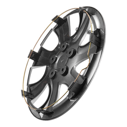 Wheel Rim Cover Hubcaps, 16 in Diameter, Sturdy & Durable Scratch-Resistant Hubcap with Snap & Valve Nozzle Hole, ABS & PC Hubcap with High Rigidity & Less Wind Drag, Fits for All Weather Use