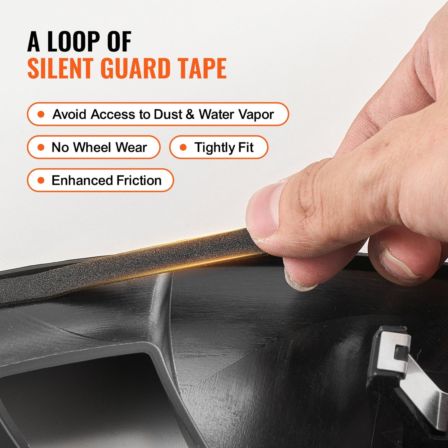 Wheel Rim Cover Hubcaps, 19 in, 2020-2024 Model Y Fully Fit Hubcap with Snap, Guard Tape & Valve Nozzle Hole, ABS & PC Hubcap with High Rigidity & Less Wind Drag, Fits for All Weather Use